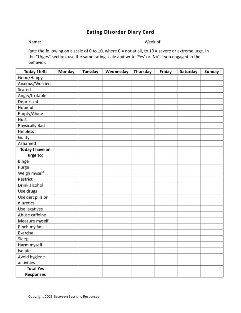 Eating Disorder Diary Card The Counseling Store eating-disorder-diary-card-the-counseling-store