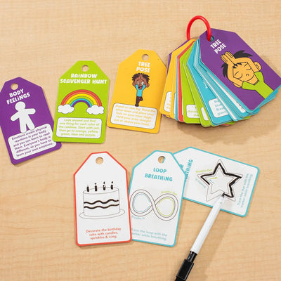 Calming Cards: Yoga, Breathing, & More!