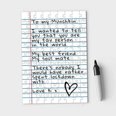 Letter Jigsaw Puzzle