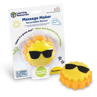 Message Maker Recordable Button Sunshine Button