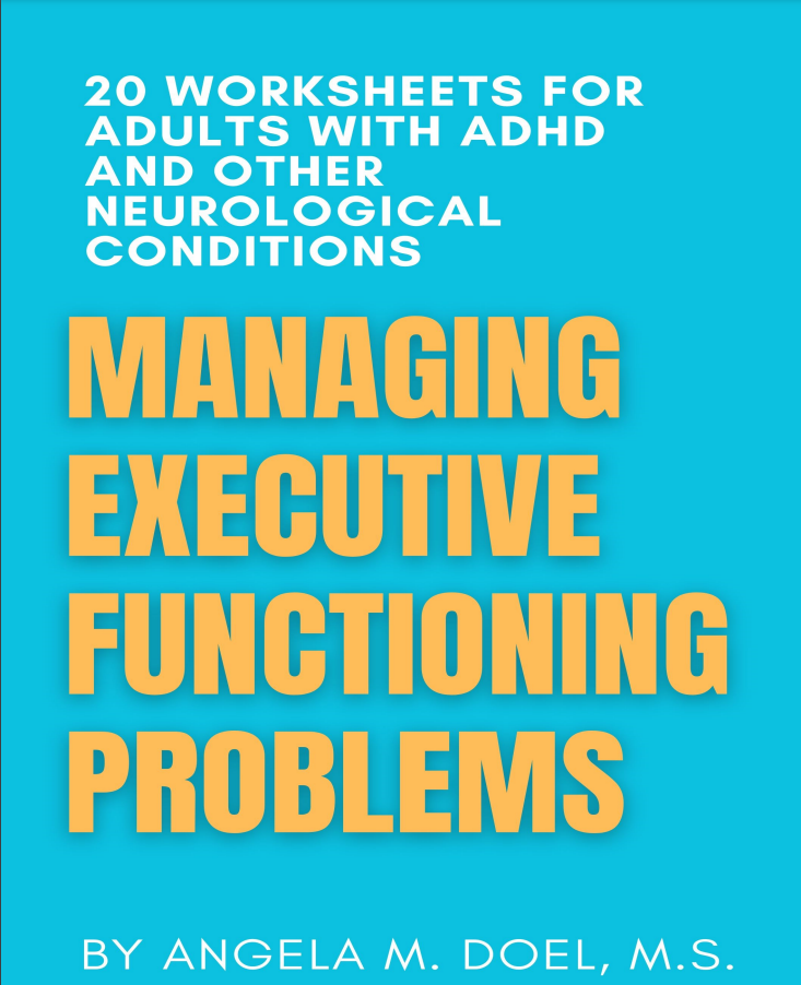 Managing Executive Functioning Problems Workbook (PDF) – The Counseling ...