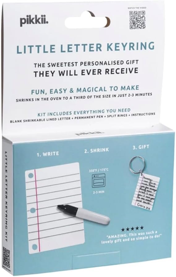 Little Letter Shrink Keyring Kit
