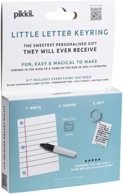 Little Letter Shrink Keyring Kit