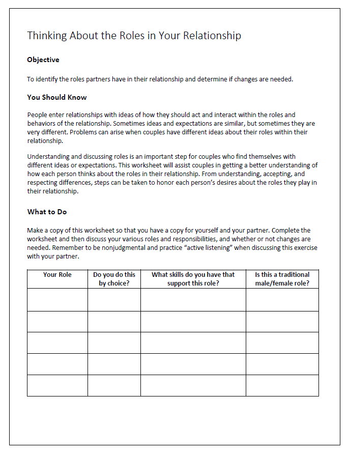 The Couples Communication Workbook: Therapeutic Homework Assignments to Foster Supportive Relationships (PDF)