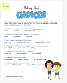 Making Good Choices For Kids